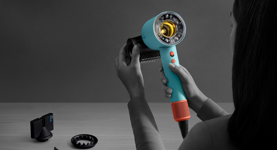 Фен Dyson Supersonic HD16 Ceramic Patina/Topaz (Бирюзовый/Оранжевый)