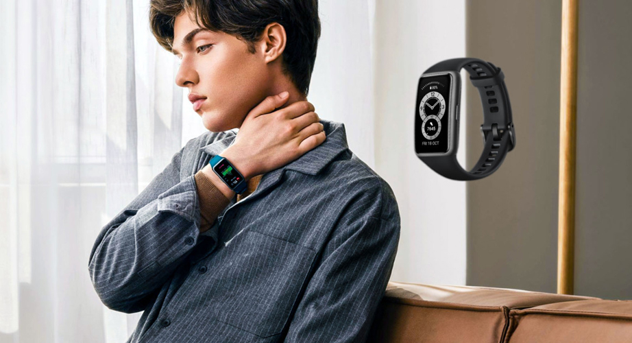 Умные часы HONOR Band 6, черный метеорит