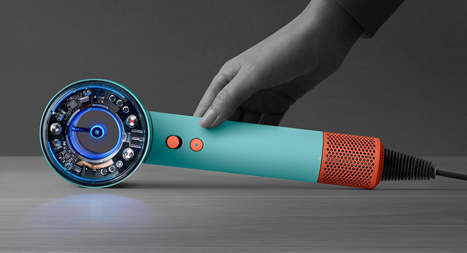 Фен Dyson Supersonic HD16 Ceramic Patina/Topaz (Бирюзовый/Оранжевый)