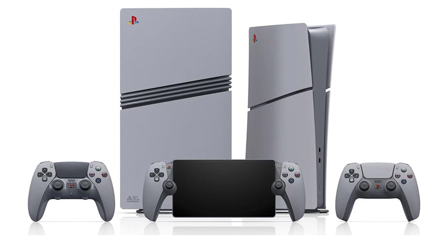 Игровая приставка Sony PlayStation 5 Slim 1ТБ Digital 30th Anniversary Limited Edition