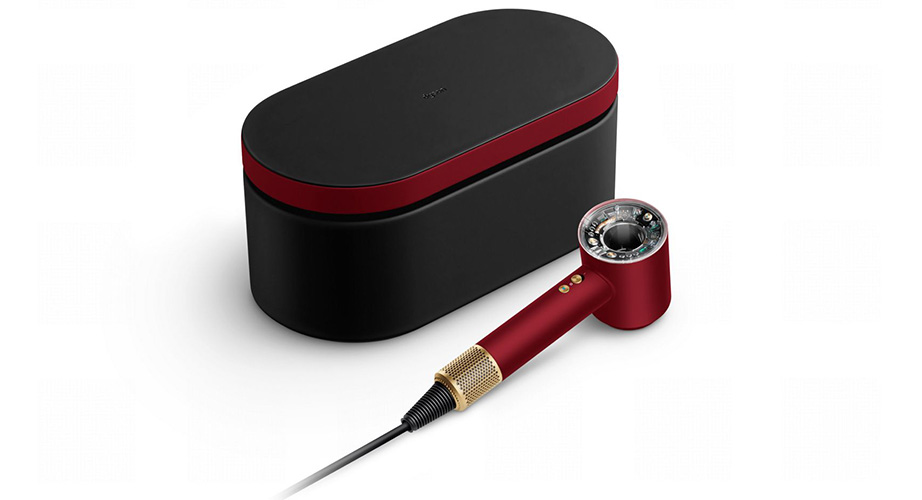Фен Dyson Supersonic HD16 Red Velvet/Gold (Красный бархат/золото) с кейсом