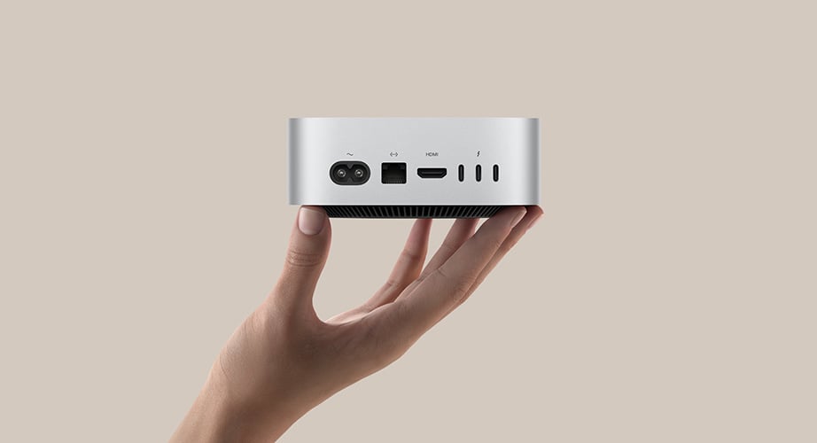 Apple Mac Mini 2024 MU9D3 (Apple M4/ 16GB/ 256GB SSD/ Apple Graphics 10-core), серебристый