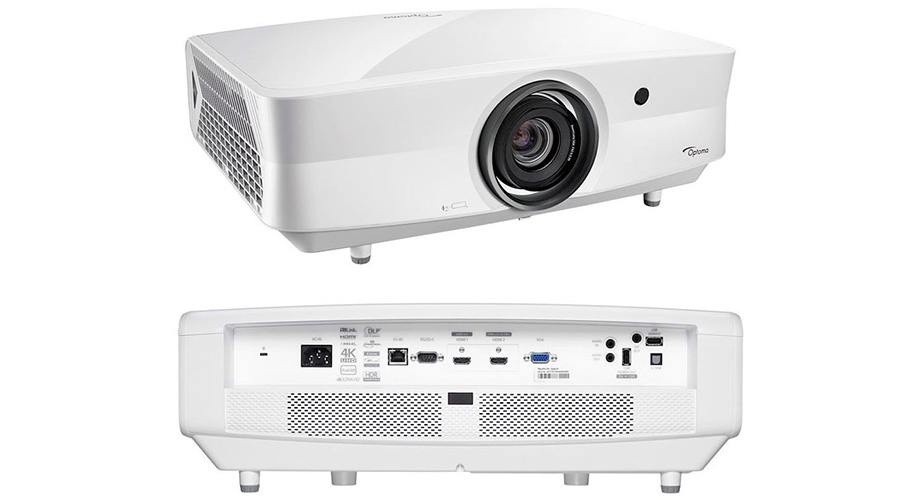 Проектор Optoma UHZ65LV 3840x2160, 2000000:1, 5000 лм, DLP, 9.8 кг