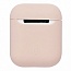 Чехол силиконовый для AirPods ультра-тонкий Пудровый - фото 4