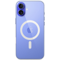 Чехол-накладка iPhone 16 Plus Clear Case with MagSafe (MA7D4) - фото 1