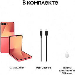 Samsung Galaxy Z Flip 7 5G (SM-F7660) 12/256 ГБ, Coralred (Красный) - фото 11