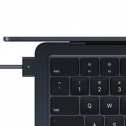13.6" Ноутбук Apple MacBook Air 2022 (MLY33) 2560x1664, Apple M2, SSD 256 ГБ, Apple graphics 8-core, полуночный черный (Midnight) - фото 4