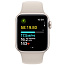 Apple Watch SE 2023 GPS 44mm Aluminium Case with Sport Band M/L, Starlight (Сияющая звезда), MRE53 - фото 10