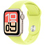 Apple Watch SE 3 2025 40mm Aluminium Case with Sport Band, Starlight/Neon Yellow - фото 4