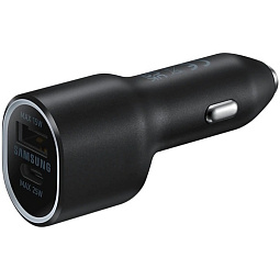 Автомобильное зарядное устройство Samsung EP-L4020NBEGRU USB Type-C 25ВТ/ USB 15 Вт - фото 1