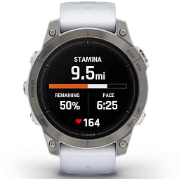 Умные часы Garmin EPIX PRO (Gen 2) Sapphire Edition 47 мм, титановый, белый DLC, белый ремешок (010-02803-21) - фото 5
