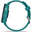 Умные часы Garmin Forerunner 165 Music, зеленый c бирюзовым ремешком (010-02863-32) - фото 14