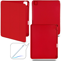 Чехол книжка Smart Case для iPad Pro 11 (2024) Красный с отделением для Pencil - фото 1