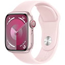 Фото Apple Watch Series 9 GPS + Cellular 41mm Aluminum Case with Sport Band S/M, Pink (Розовый) MRHY3