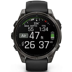 Умные часы Garmin Fenix 8 47mm AMOLED Sapphire Titanium Carbon Gray (010-02904-20) - фото 2