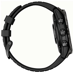 Умные часы Garmin Epix Pro (Gen 2) Sapphire Carbon 47 мм, Gray DLC Titanium with black band (010-02803-10) - фото 7