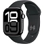 Apple Watch Series 10 42mm GPS Aluminum Case with Sport Band, Jet Black/Black (MWWX3LW/A) - фото 4