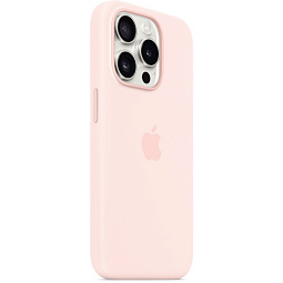 Чехол-накладка iPhone 15 Pro Silicone Case with MagSafe - Light Pink (MT1F3) - фото 6