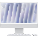 Фото - Apple iMac 24" Retina 4,5K, M4 (8C CPU, 8 GPU, 2024), 16 ГБ, 256 ГБ SSD, серебристый (MWUC3)