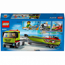 Конструктор LEGO City 60254 Транспортировщик скоростных катеров - фото 5