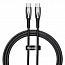 Type-C Кабель Baseus Glimmer Series Fast Charging Data Cable Type-C to Type-C 100W 1m (CADH000701), Black - фото 7