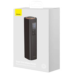 Автомобильный компрессор Baseus Super Mini Inflator Pump (CRCQ000001), черный - фото 5
