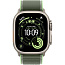 Apple Watch Ultra 3 (2025) 49mm Natural Titanium Case with Green/Neon Trail Loop - фото 5