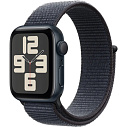 Фото Apple Watch SE 2024 GPS 44mm Aluminium Case with Sport Loop, Midnight/Black (Темная ночь), MXEP3
