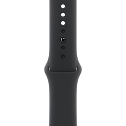 Apple Watch Series 11 46mm GPS Aluminum Case with Sport Band M/L, Jet Black/Black, MEUX4LW/A - фото 3