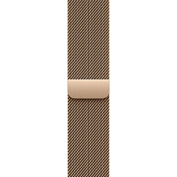 Apple Watch Series 11 46mm GPS + Cellular Titanium Case with Milanese Loop M/L, Gold (MFD84) - фото 3