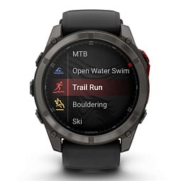Умные часы Garmin Fenix 8 Pro 51mm MicroLED Sapphire Carbon Gray DLC with Black/Pebble Gray Silicone Band (010-03380-01) - фото 4