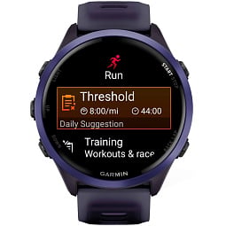 Умные часы Garmin Forerunner 570 47mm Indigo Aluminum with Translucent Imperial Purple/Indigo Band (010-02971-02) - фото 2
