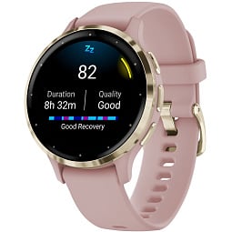 Умные часы Garmin VENU 3S, розовый с золотистым безелем (010-02785-03) - фото 7