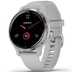 Умные часы Garmin VENU 2S, серебристый (010-02429-12) - фото 1
