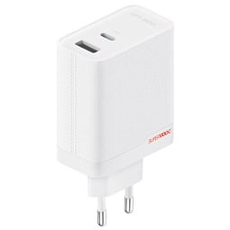 Зарядное устройство Oneplus, 120 Вт, SuperVOOC Adapter Dual Ports kit, белый - фото 1