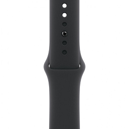 Apple Watch Series 11 42mm GPS Aluminum Case with Sport Band M/L, Jet Black/Black, MEQU4 - фото 3