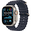 Apple Watch Ultra 2 (2024) 49mm Natural Titanium Case with Navy Ocean Band, MX4D3LW/A - фото 4