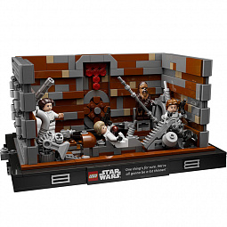 Конструктор LEGO Star Wars 75339 Диорама Звезда Смерти: Уплотнитель Мусора - фото 1