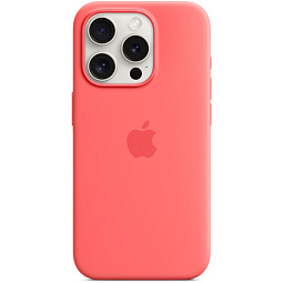 Чехол-накладка iPhone 15 Pro Silicone Case with MagSafe - Guava (MT1G3) - фото 3
