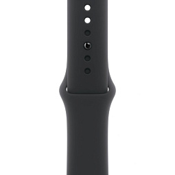 Apple Watch Series 11 42mm GPS Aluminum Case with Sport Band S/M, Jet Black/Black, MEQT4LW/A - фото 3