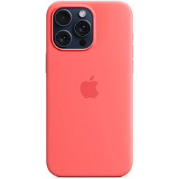 Чехол-накладка iPhone 15 Pro Max Silicone Case with MagSafe - Guava (MT1V3) - фото 2