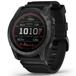 Умные часы Garmin TACTIX 7 Pro Ballistics Edition с черным нейлоновым ремешком (010-02704-21) - фото 1