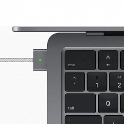 13.6" Ноутбук Apple MacBook Air 13 2022 2560x1664, Apple M2, RAM 8 ГБ, LPDDR5, SSD 256 ГБ, Apple graphics 8-core, macOS, Z15S000NB, серый космос, RU - фото 6