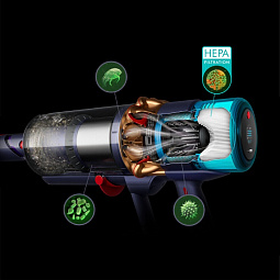 Пылесос Dyson Gen5 Detect Absolute (SV23), Prussian Blue/Copper EU (447002-01) - фото 10