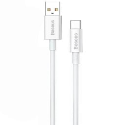 Кабель Baseus 1м USB-Type-C (P10320102214-01), белый - фото 1