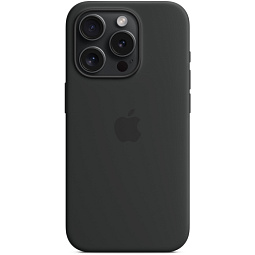 Чехол-накладка iPhone 15 Pro Silicone Case with MagSafe - Black (MT1A3) - фото 2