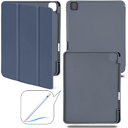 Чехол книжка Smart Case для iPad Pro 13 (2024) Лавандовый с отделением для Pencil - фото 1