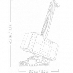 Конструктор LEGO Marvel Super Heroes 76209: Thor's Hammer - фото 7