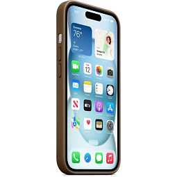 Чехол-накладка iPhone 15 FineWoven Case with MagSafe - Taupe (MT3C3) - фото 3