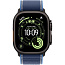 Apple Watch Ultra 3 (2025) 49mm Black Titanium Case with Blue/Bright Blue Trail Loop - фото 5